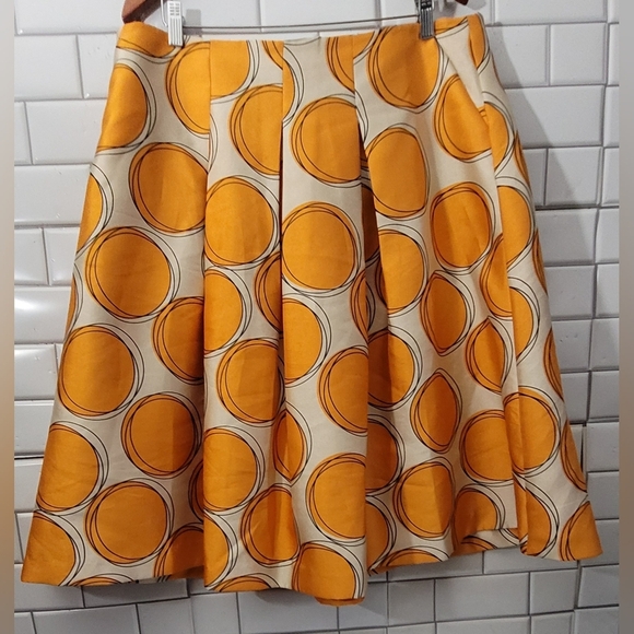 Lane Bryant Ladies Full Circle A Line Knee Length Skirt Geo Print Pattern Color( - Picture 1 of 5